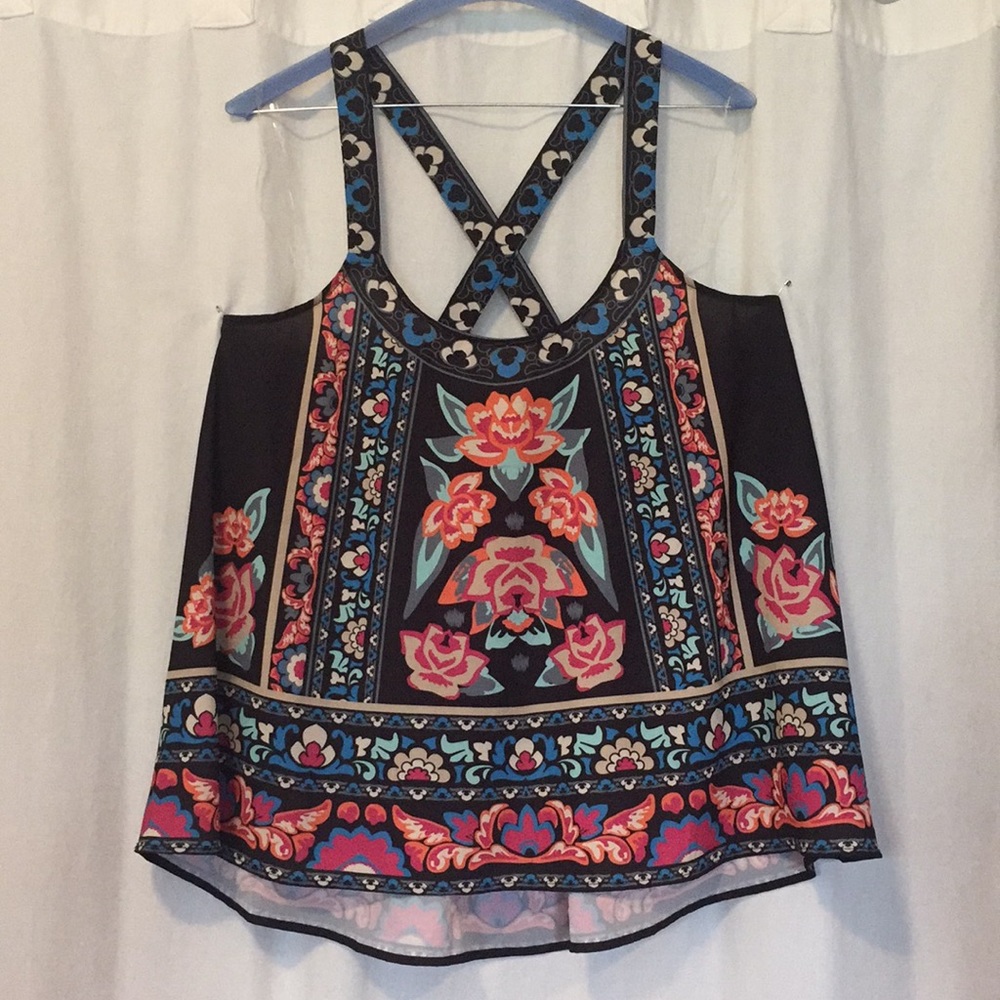 Flying Tomato Floral Tank